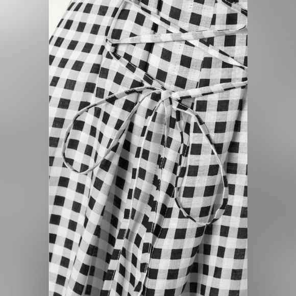 NWT Sleeper Marquise black and white gingham, sz xs - Picture 2 of 16